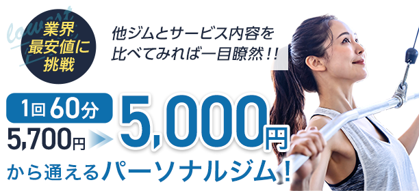 業界最安値に挑戦